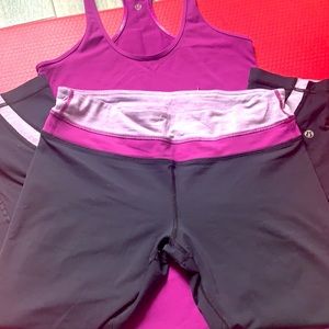 Lululemon Athletica running outfit